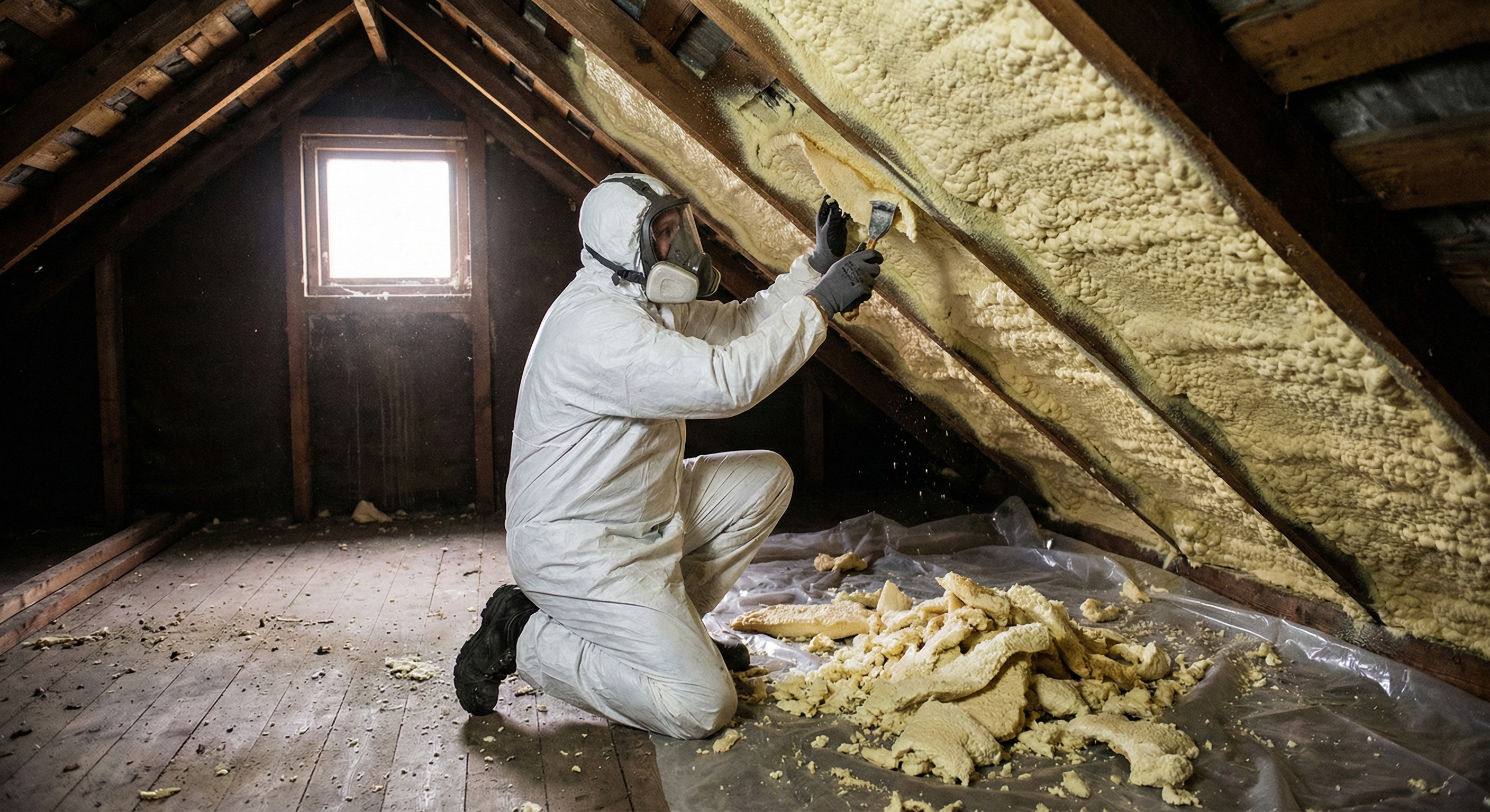 Spray Foam Removal Guide (2026): Full UK Guide - Safety, Costs & Mortgage Advice