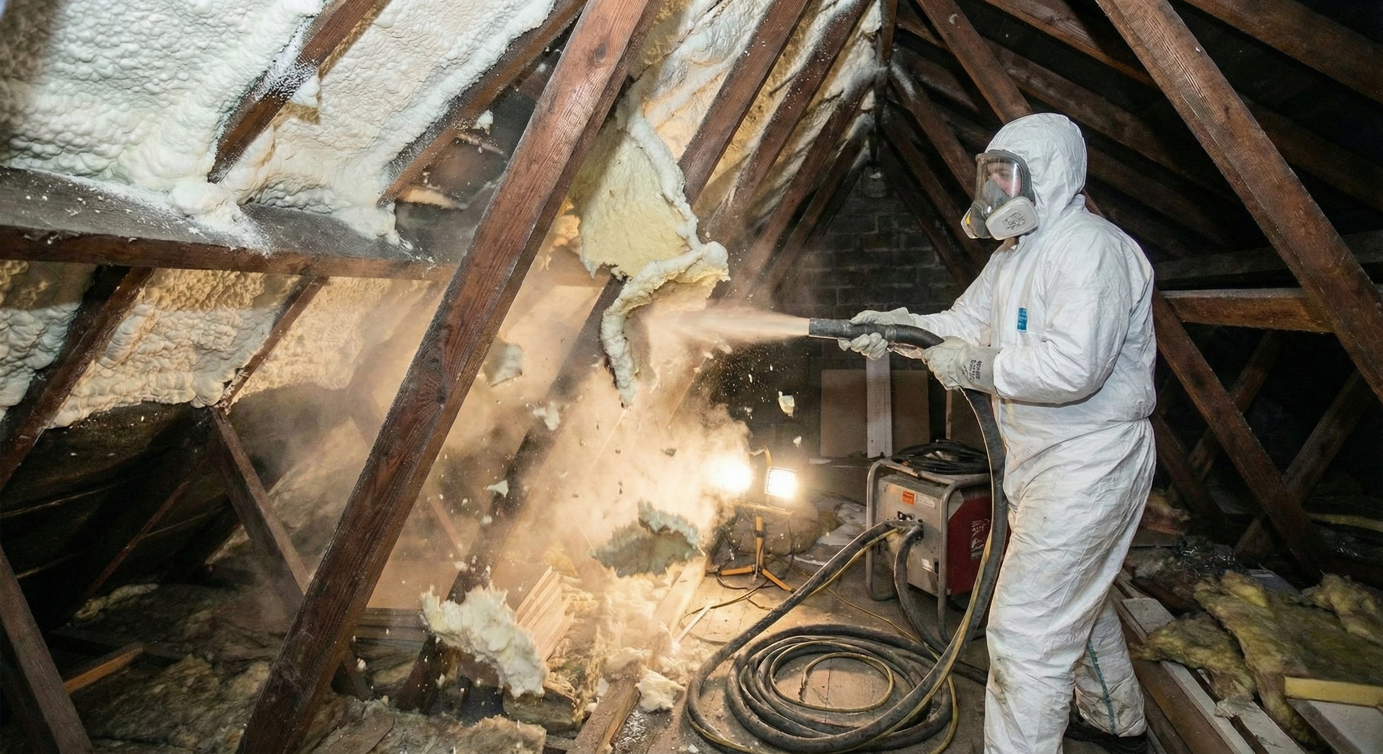 Open-Cell vs Closed-Cell Spray Foam: What's the Difference and Which Is Harder to Remove?
